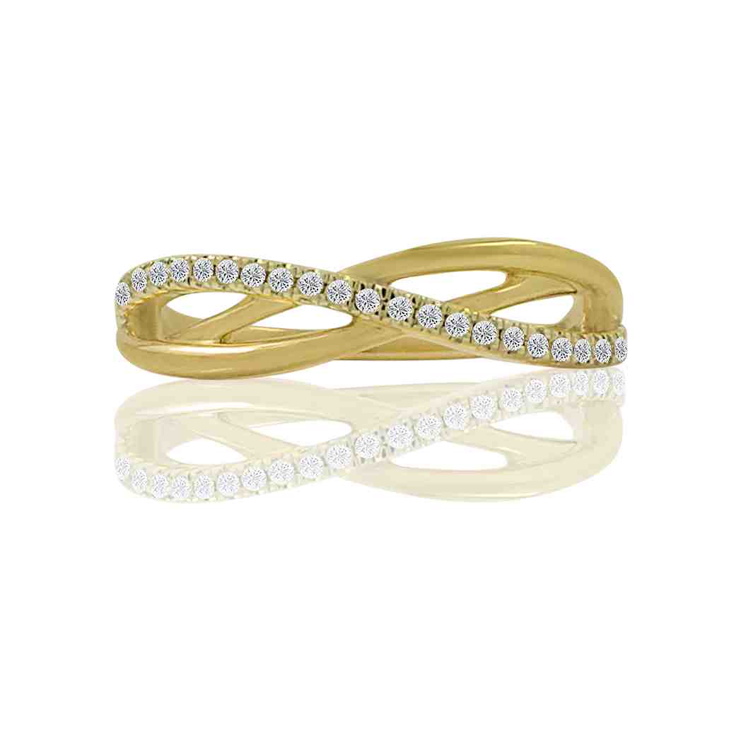Diamond Twist Ring LR11056A